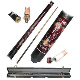 Trademark Global Old Western Saloon Cue Stick   Includes Free Case
