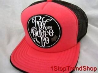 NWT Fox Racing Co girls Hooky trucker hat pink adjustable $23