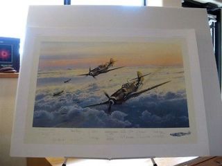 Eagles Out Of The Sun Adolf Galland Robert Taylor Signed Aviation Art