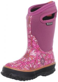 Bogs Girls Classic Mumsie Waterproof Rain Snow Boots Pink 71242