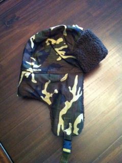 Trooper Bomber Camo Mens Hat Hunting Winter Snowboarding NWT Free