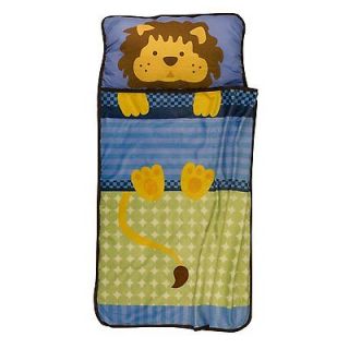 New LION NAP MAT Toddler Slumber Bag+Pillow Set Daycare Preschool