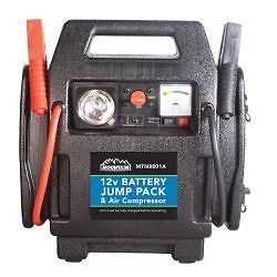 12 Volt Battery Jump Booster Pack with Air Compressor MTN8801A
