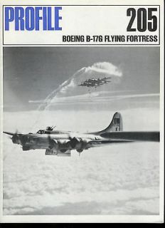 Rare Vintage Profile Aircraft Magazine #205 Boeing B 17G Flying