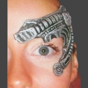 Cy Borg Eyebrow Latex Prosthetic.