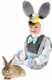 Kids Childs Toddler Boy Nursery Rhyme Bunny Halloween Costume Party