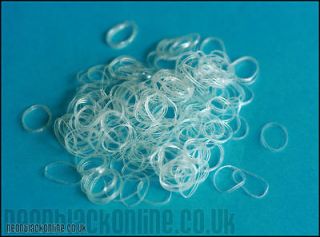 mini hair elastics  rubber bands braiding extensions dreads small