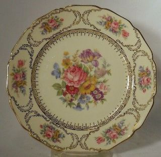 ROSENTHAL china QUEENS BOUQUET pattern Salad or Dessert Plate 7 1/2