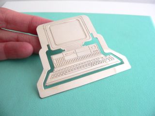 Tiffany & Co Silver Computer Book Mark Rare Vintage