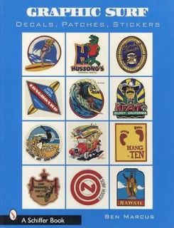 Vintage Surfboard Graphics Decals Patches Sticker Surf Board