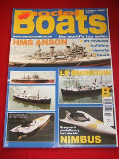 MODEL BOATS   NIMBUS   Oct 2000 Vol 50 # 599