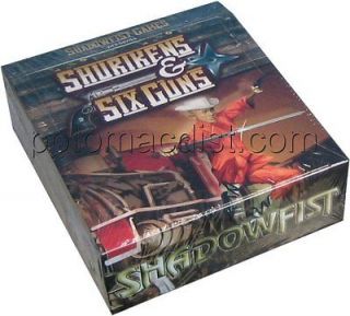 Shadowfist CCG Shurikens & Sixguns Booster Box