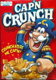 Sealed Fresh Capn Crunch Cereal 14 Oz Box Exp 5/13 Quaker Oats YUM