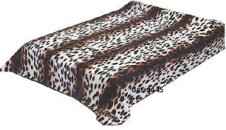 Solaron Korean Blanket throw Thick Mink Plush King size Cheetah