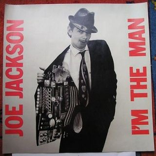 JOE JACKSON IM THE MAN 1979 VINTAGE POSTER 2ND ALBUM PROMO PUNK