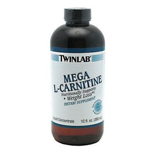 TwinLab Mega L Carnitine Liquid 12oz NEW