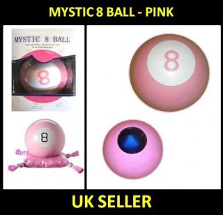 Bouncing Magic Mystic 8 Ball Retro Novelty Game Toy Gadget Fortune Fun
