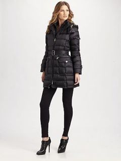 2013 Burberry Brit Belted Puffer Coat Jacket size XS $895 BNWT 100%
