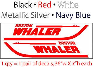 boston whaler decals