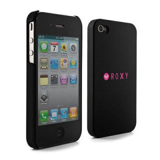 Roxy Hard Shell Case Back Cover for Apple iPhone 4S   Black