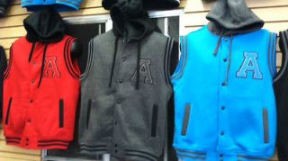 lettermens Vest hoodie jackets, the latest style.Terquois , Letter A