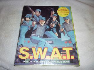 listed VINTAGE SEALED 1975 S.W.A.T TV POLICE PUZZLE 150 PIECE PUZZLE