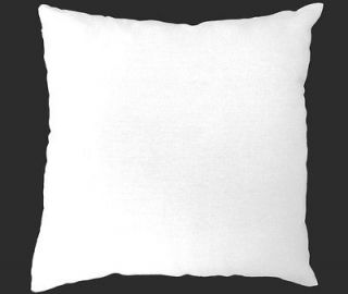 EA132 Plain Solid White Cotton Canvas Cushion Cover/Pillow Case*Custom