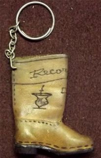 VINTAGE BRAZIL (City of Caracol) BEAUTY MINIATURE LEATHER BOOT