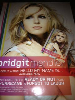 Bridgit Mendler   My name is album promo poster   large   RARE w