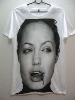 Angelina Jolie Brad Pitt Movie Star Rock T Shirt M