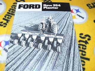 Ford Tractor 354 Corn Planter Dealers Brochure