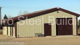 New 60x88x10/15T all Metal Building Kit Single Slope Clear Span Barn