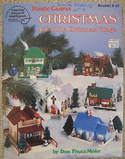 Craft Pattern Book Christmas Village Voumel 3  Holiday Buildings