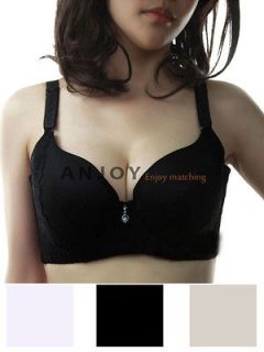 New Sexy Lace 3/4 Cup Underwire Bras 3 Colors Size Coming