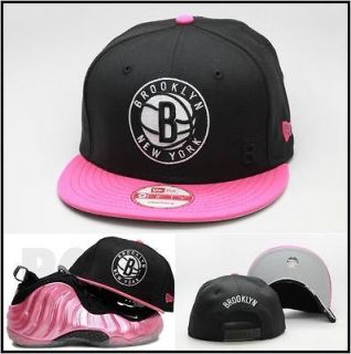 New Era Brooklyn Nets Custom Snapback Hat For Air Foamposite One