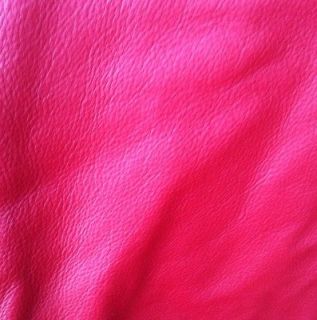 leather Cowhide In Red 32 Sq Ft Perfect For Upholstery