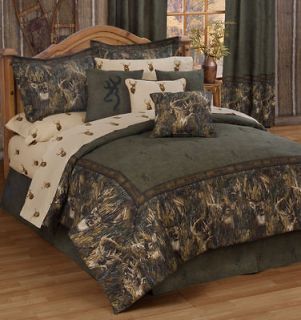 BROWNING WHITETAILS BEDDING   SHEET SET TWIN, FULL, QUEEN, KING