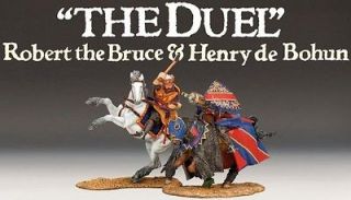 KING & COUNTRY MEDIEVAL KNIGHTS SARACEN MK083SL THE DUEL ROBERT THE