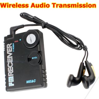 Bug Covert RF FM Audio Transmitter Receiver Spy Listening Device