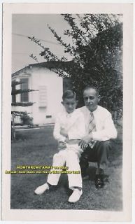 Old Photo Lemos Father and Son San Jose California CA