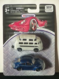 Kid Connection 2 pack VW Camper Bus and VW Beetle MOC