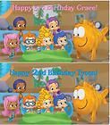 Custom Vinyl Bubble Guppies Birthday Party Banner Decorations with