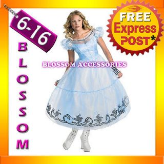 F49 Alice in Wonderland Ladies Disney Fancy Dress Party Halloween