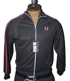 AUTH Fred Perry Mens Twin Tape Track Jacket 2XL