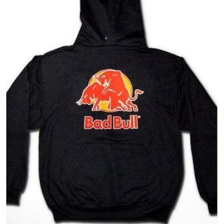 Bad Bull Hoodie Sweatshirt Pullover Rude Funny Trendy