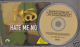 NAS Hate Me Now (CD SINGLE 1999) 3 Song EP RARE RAP