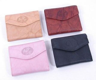 Buxton Genuine Leather Womens Small Mini Trifold Wallet Small Heiress