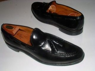 ALLEN EDMONDS Brookwood BLACK Leather Mens DRESS Shoe TASSEL LOAFER