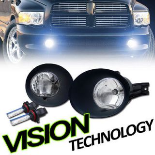 02 09 Ram Pickup/Truck Clear Lens Driving/Bumper Fog Lights w/ Cover