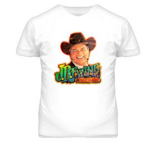 JR Ewing Larry Hagman Dallas Tv Show Who Shot JR Retro Classic T Shirt